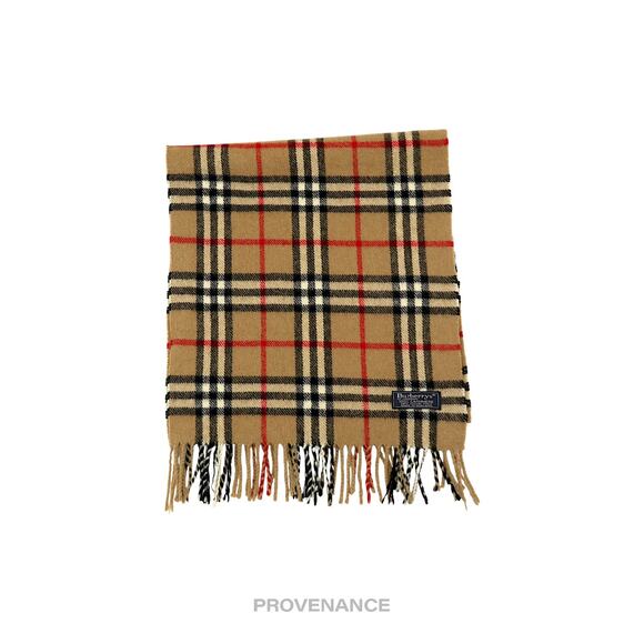 🔴 Burberry Scarf - Nova Check Cashmere - Picture 1 of 5